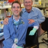 Stephen & Dad at Work for the CNA Magazine May 2014